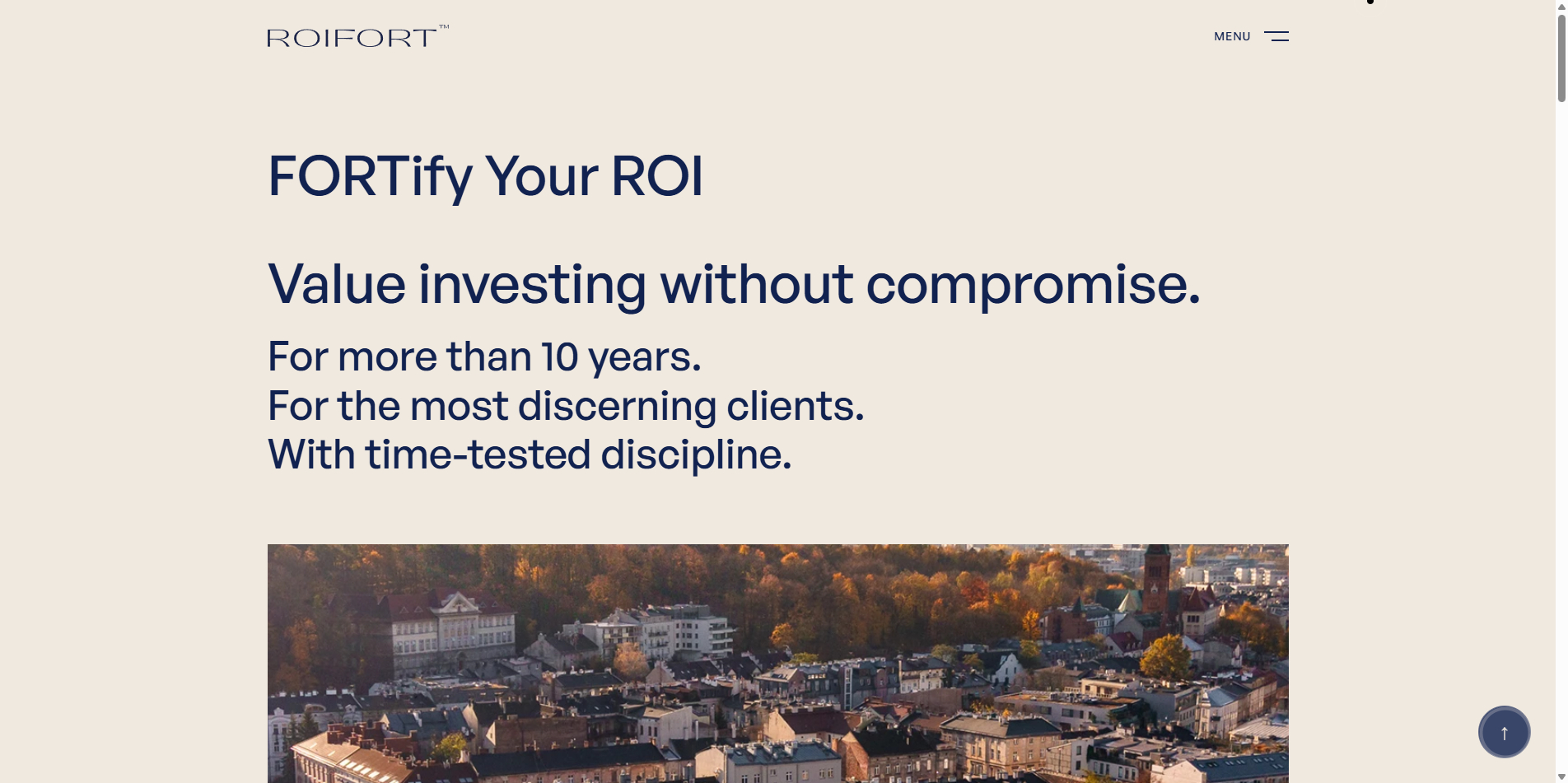 Investment advisory website project